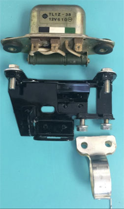 CB750 regulator bracket